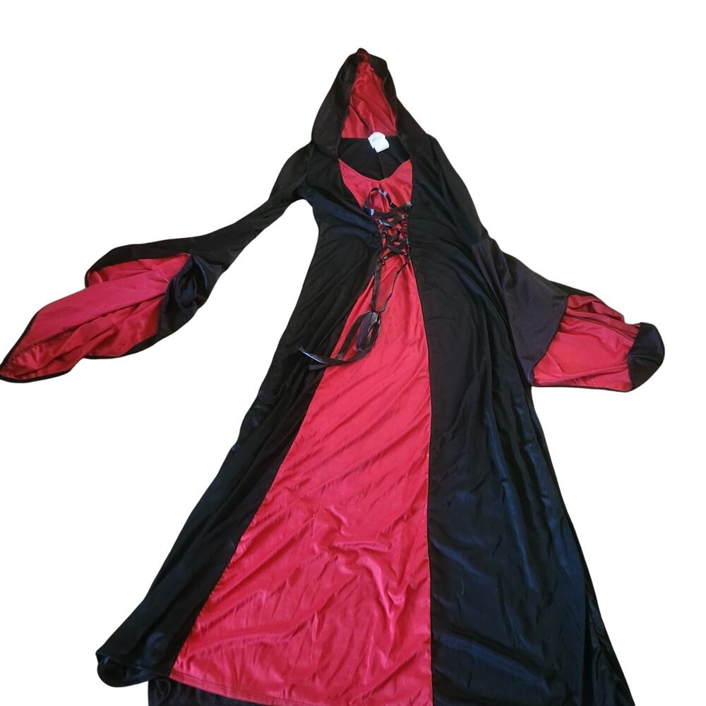 Vampire Corseted Hooded Dress